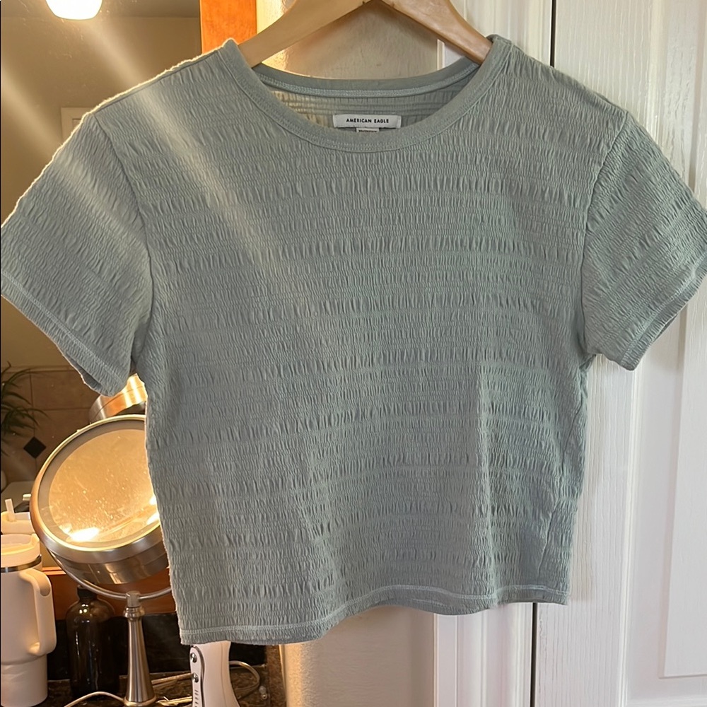American Eagle Sage Green Tee
